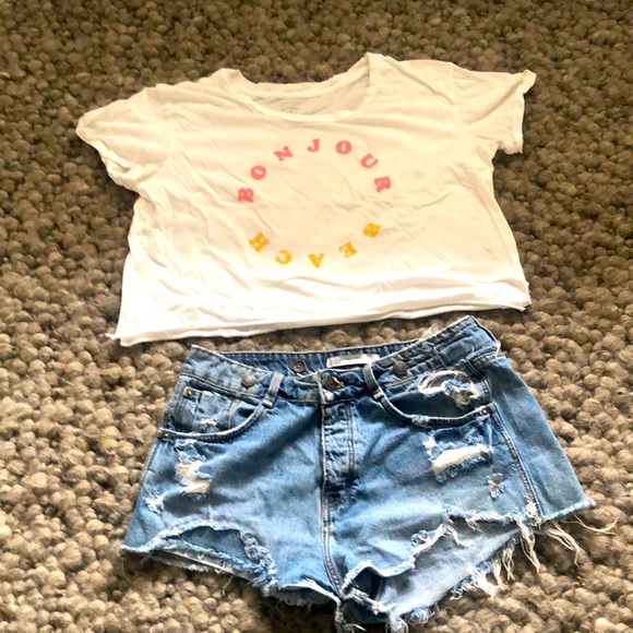 💯 Cotton Crop Top from BILLABONG - Picture 1 of 5